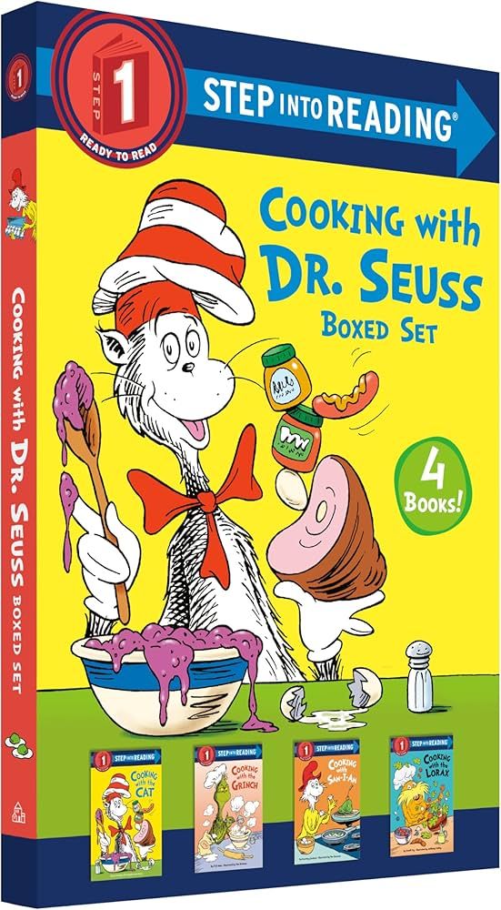 Cooking with Dr. Seuss Step into Reading 4-Book Boxed Set: Cooking with the Cat; Cooking with the... | Amazon (US)