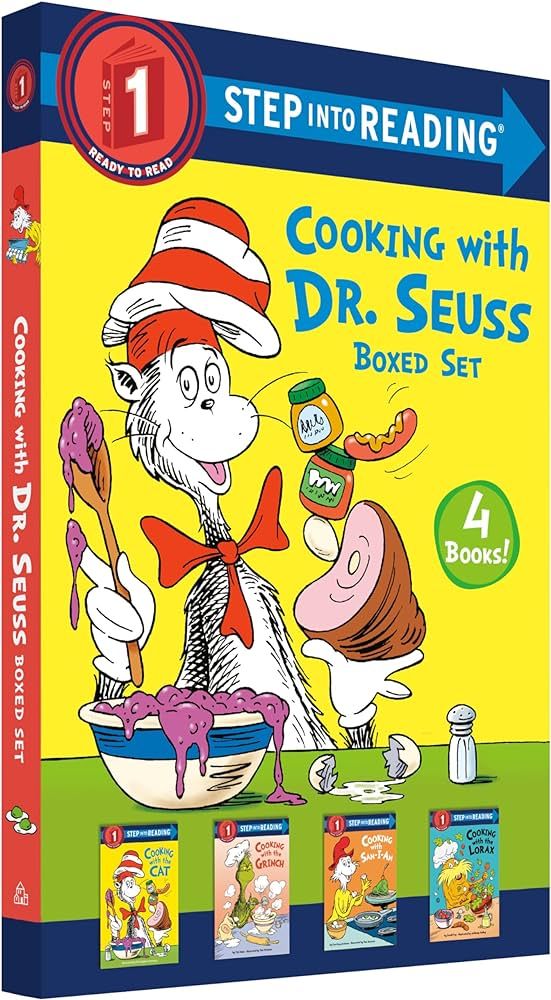 Cooking with Dr. Seuss Step into Reading 4-Book Boxed Set: Cooking with the Cat; Cooking with the... | Amazon (US)