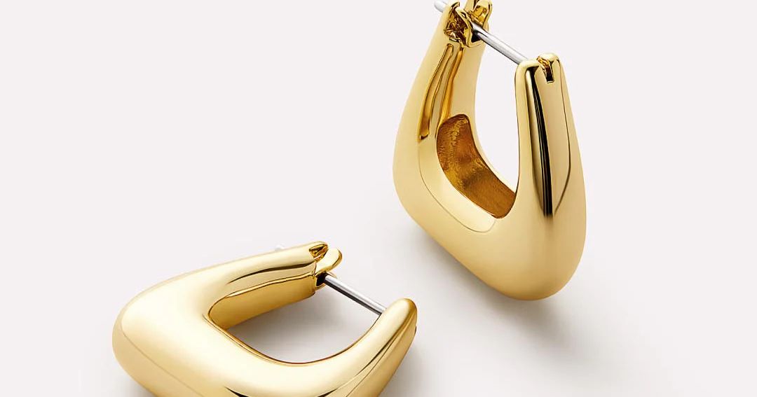 Chunky Gold Hoop Earrings - Colene | Ana Luisa