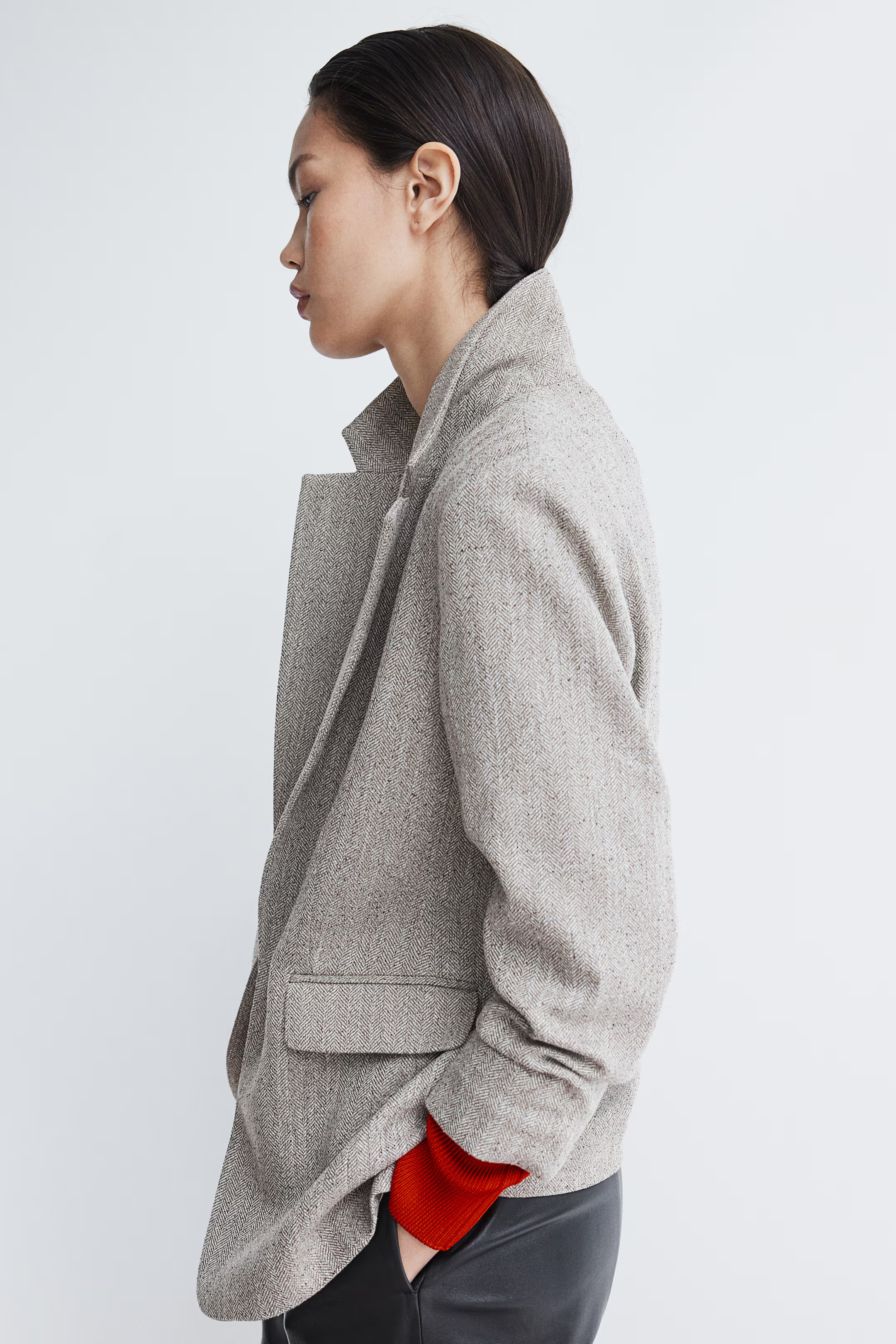Gathered-sleeve Jacket | H&M (US + CA)