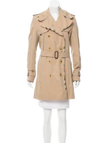 Burberry Double-Breasted Trench Coat | The Real Real, Inc.