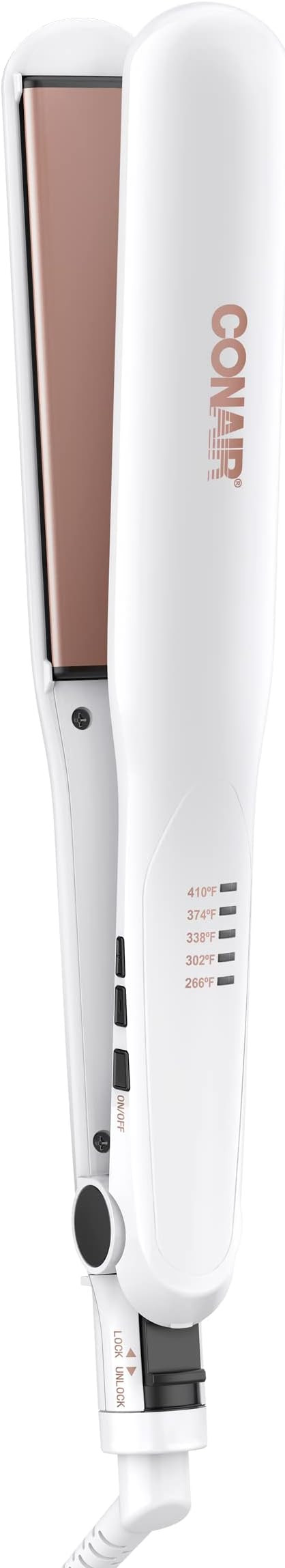 Conair Double Ceramic Flat Iron, 1 1/4-inch Hair Straightener | Amazon (US)