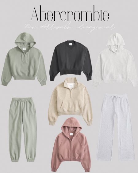 New Abercrombie lounge wear! Use code “AFSHELBY” to save an additional 15% off I love the Sunday sweat sets and I’m so excited for all the new styles and colors. They are so comfy & cozy. I wear a medium for a true to size fit and size up in some sweatshirts if I want them oversized 

#LTKmidsize #LTKsalealert #LTKstyletip