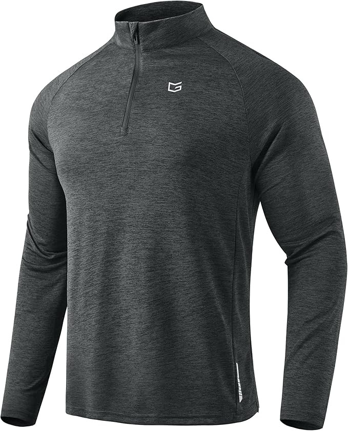 G Gradual Men's Running Shirts Long Sleeve Athletic Shirt Lightweight Quick Dry Quarter Zip Pullo... | Amazon (US)