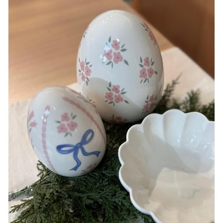 How adorable are these ceramic Easter eggs from Walmart! These will go so fast! Easter decor, Walmart Easter decor, my Texas house Easter decor, southern Easter decor, southern living Easter. Glassalwaysfull 

#LTKHome #LTKSeasonal #LTKKids