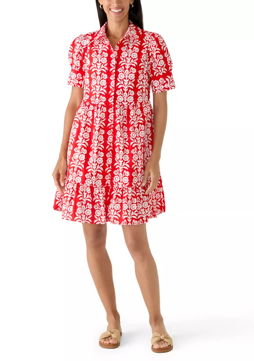 Women's Short Sleeve Meredith Shirt Dress | Belk