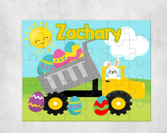 Personalized Easter Puzzle  Personalized Basket Fillers  | Etsy | Etsy (US)
