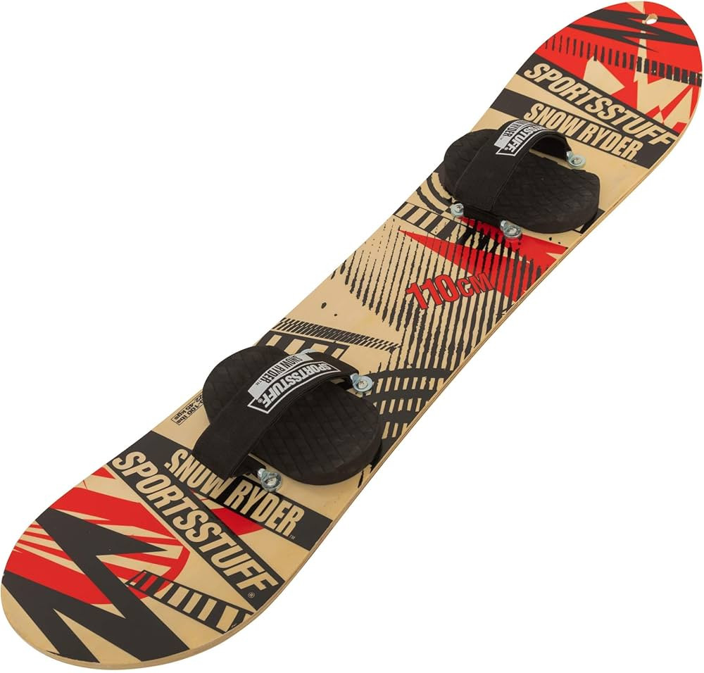 SportsStuff Wood Snowboards/Snow Sleds - Beginner Kids Winter Sports Accessories - 90cm-130cm Mod... | Amazon (US)