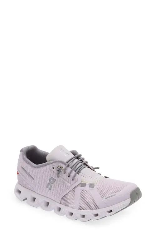 On Cloud 5 Running Shoe in Lily/Frost at Nordstrom, Size 10.5 | Nordstrom