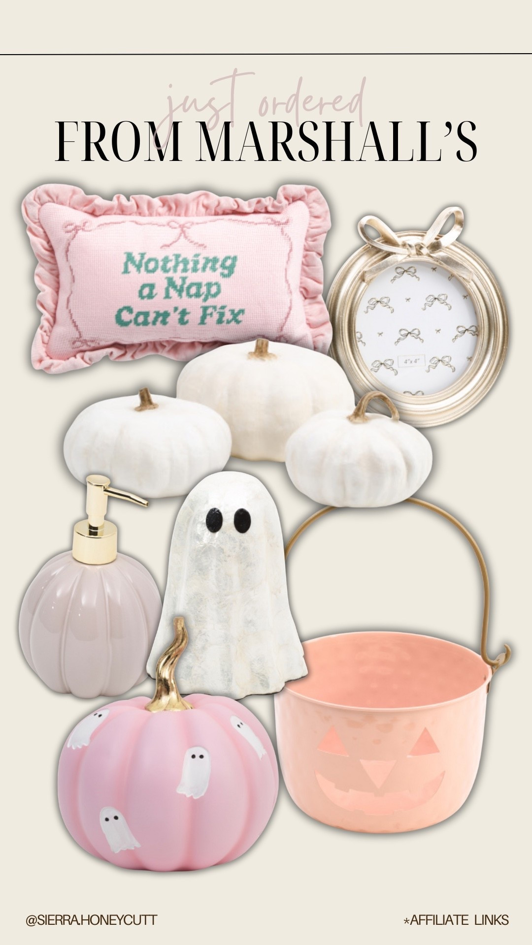 The cutest new items I ordered from Marshall’s!! So many fun pieces for fall + beyond 🤩🙌🏼

Seasonal, decorations, home, pink, neutral, ghost, pumpkins, pillow, bow, trendy, trending 

#LTKFindsUnder50 #LTKSeasonal #LTKHome