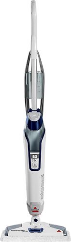 BISSELL - PowerFresh Deluxe Corded Steam Mop - Brite White/Saphire Waltz | Best Buy U.S.