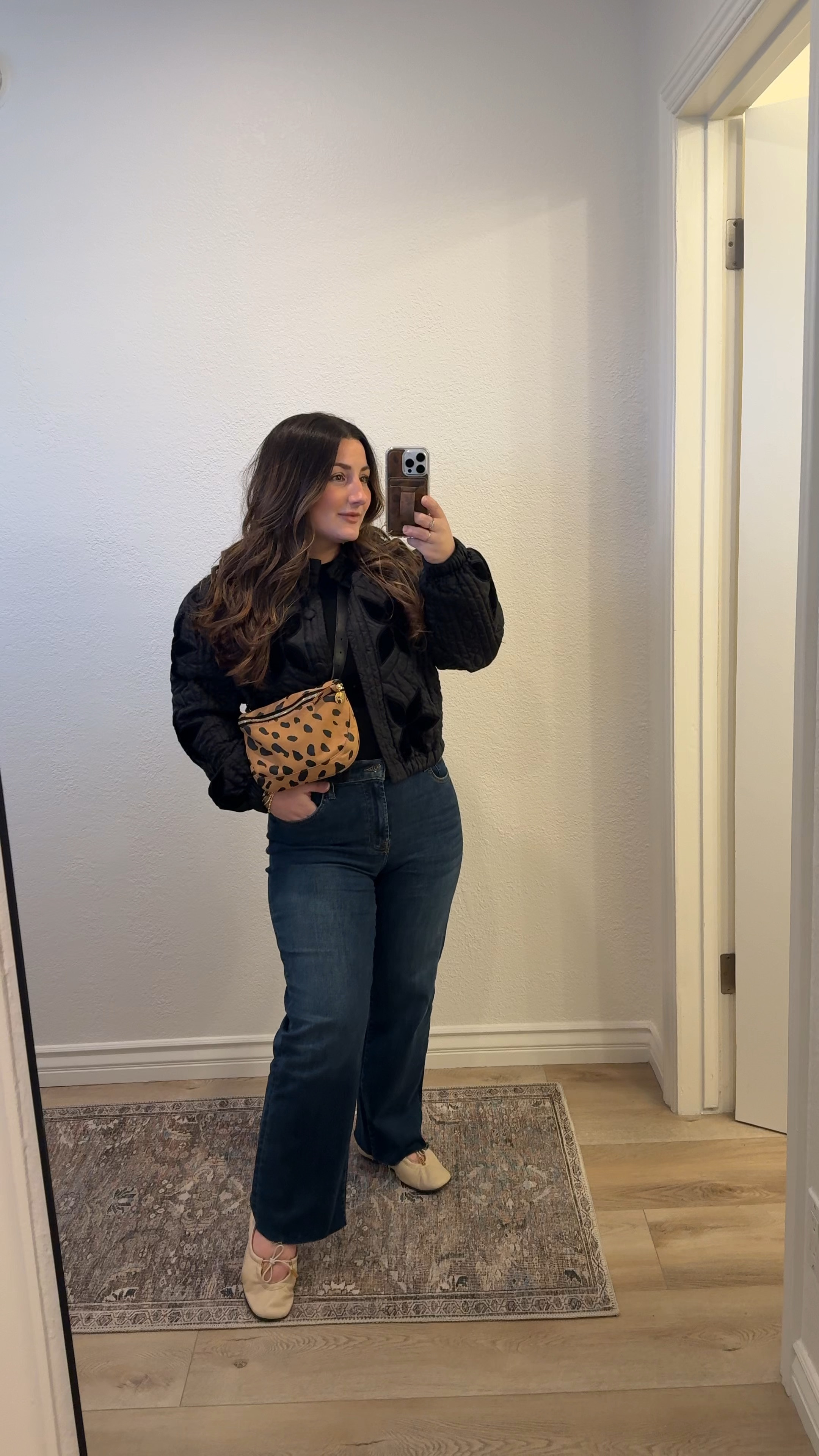 Jeans (petite 5’0” friendly) size 29
Length is perfect
Top size small
Jacket size extra small
Shoes TTS

#LTKStyleTip #LTKFindsUnder100 #LTKFindsUnder50