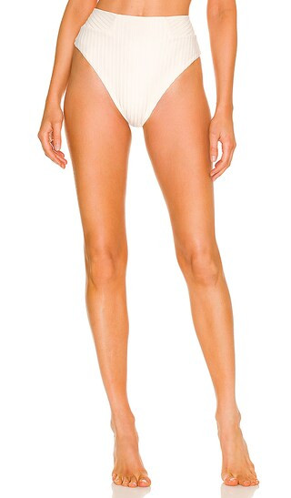 Karina High Waist Bottom in White | Revolve Clothing (Global)