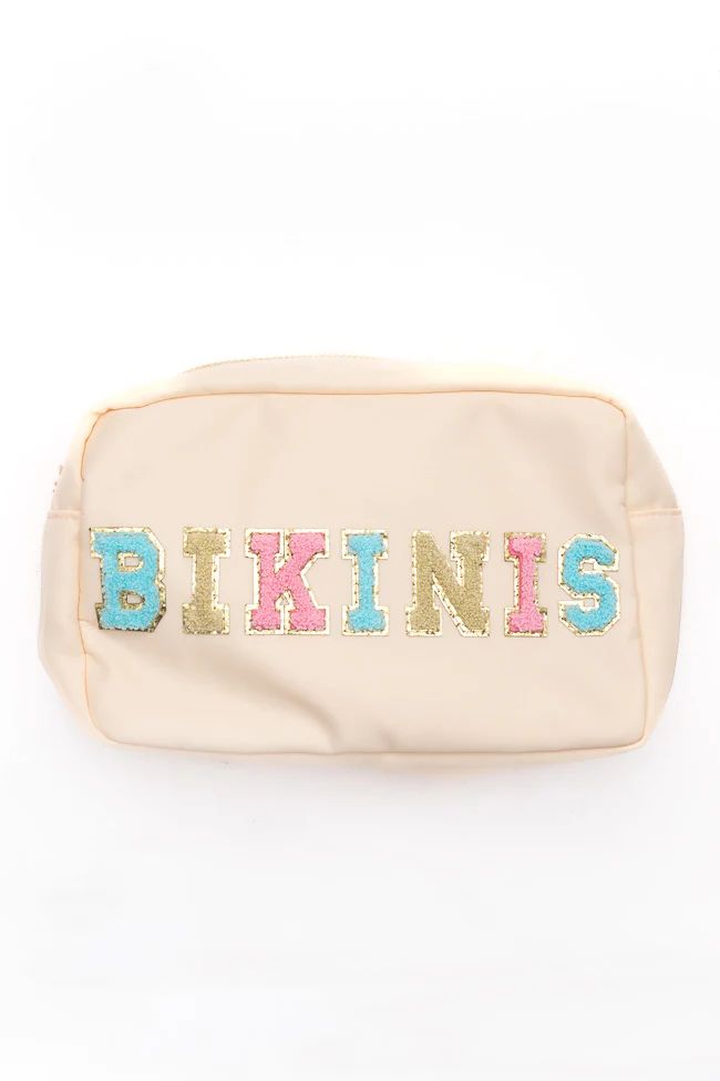 Bikini Patch Large Bag | Pink Lily