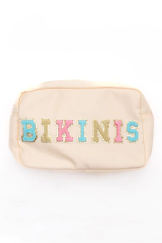 Bikini Patch Large Bag | Pink Lily