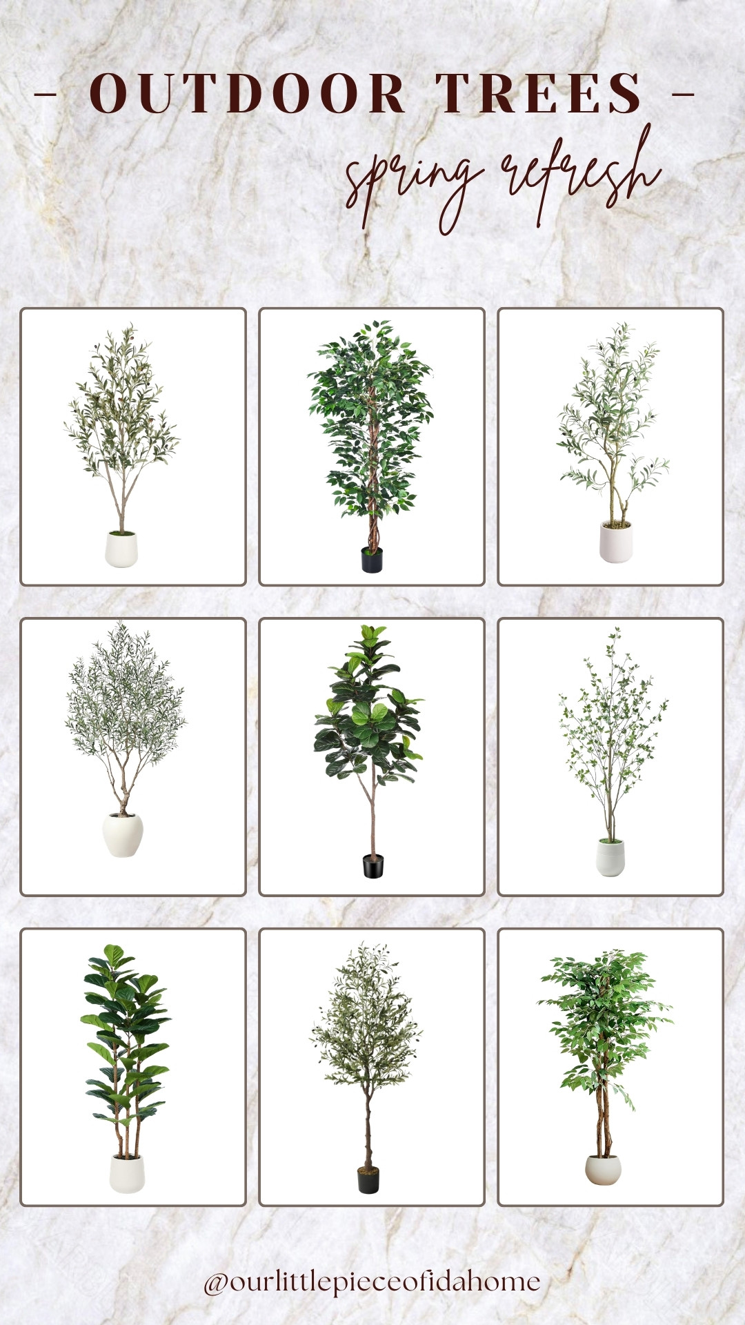 I’ve been using these outdoor trees to add height and greenery without the upkeep, and they make the space feel more finished.

Sharing my favorites here if you’re looking for an easy spring refresh for a porch or patio.
@Amazon 

 #LTKU #LTKHome #LTKSaleAlert