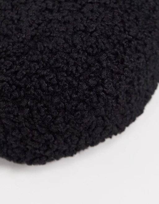 Topshop teddy bag in black | ASOS (Global)