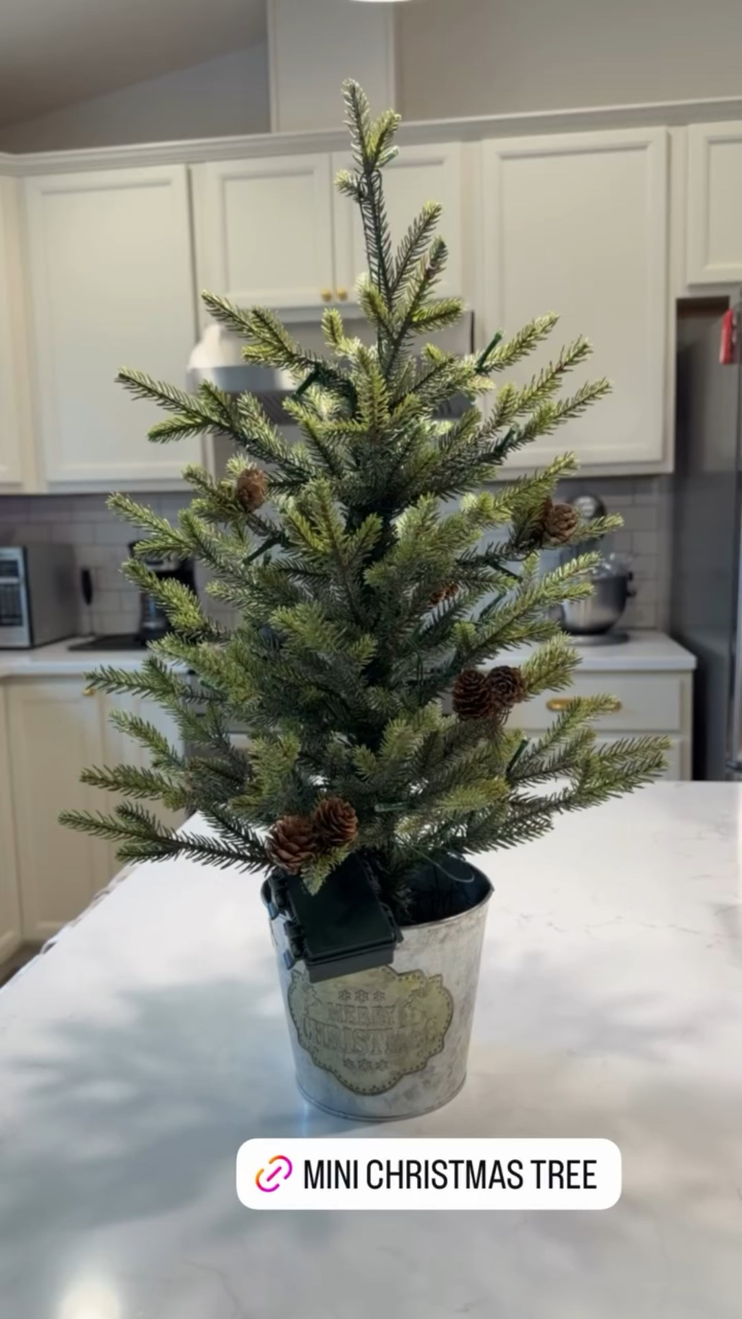 This little tree just arrived from Wayfair. She’s cute! It came out of the box fully assembled with the lights on. I pulled a couple of branches down and straightened the top real quick before filming this video. The little pine cones are real! 

#LTKHoliday #LTKHome #LTKFindsUnder50