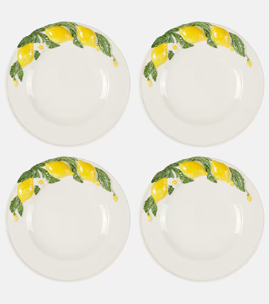 Les-Ottomans Lemon set of 4 dinner plates | Mytheresa (US/CA)