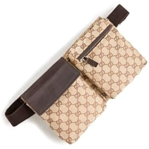 Gucci Women's Pre-Loved Belt Bag, Gg Canvas | Amazon (US)