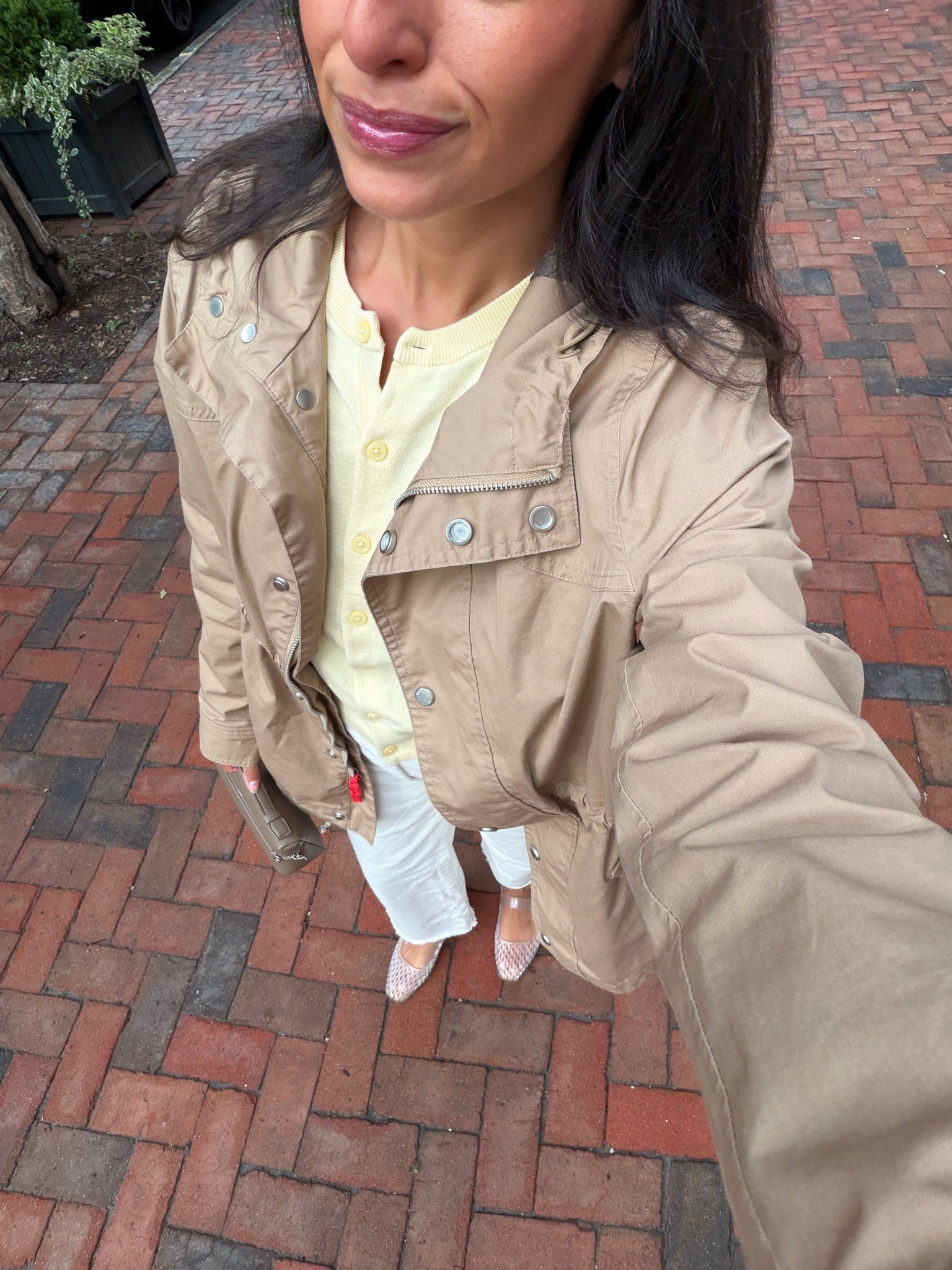 What I wore to mahjong 
Summer / spring outfit 
Rainy day look

#LTKootd #LTKOver40 #LTKPetite