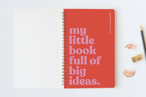 Big idea Book Notebooks | Minted