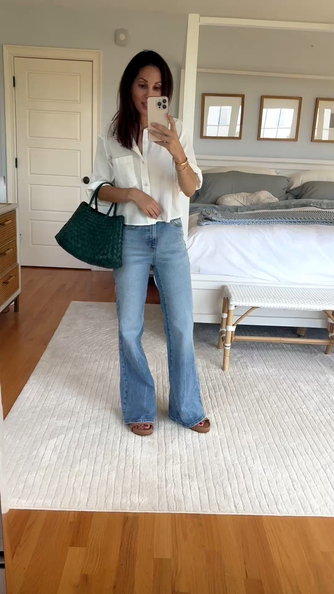 Sizing info- wearing a 2 reg in the jeans. I went up one size.

#LTKdayinmylife #LTKgrwm #LTKootd