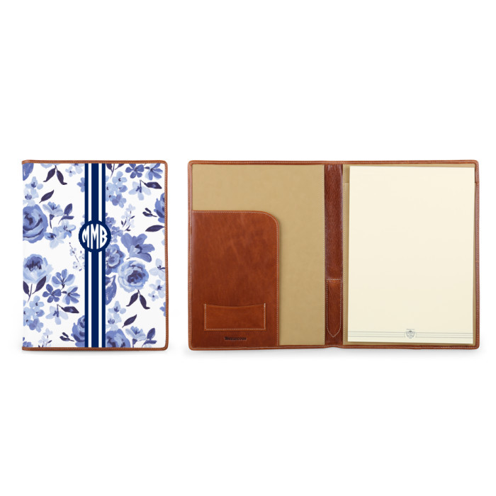 Legal Pad Portfolio - Caitlin Wilson Monogram Stripe | Barrington Gifts