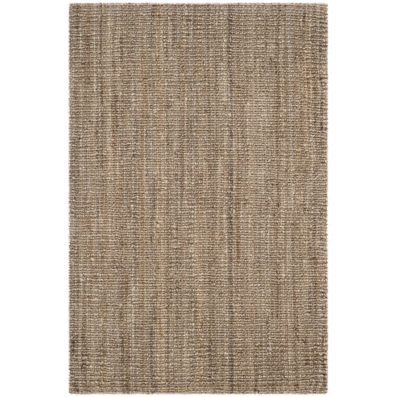 Safavieh Natural Fiber Levi Solid Area Rug, Natural/Gray, 4' x 6' | Walmart (US)