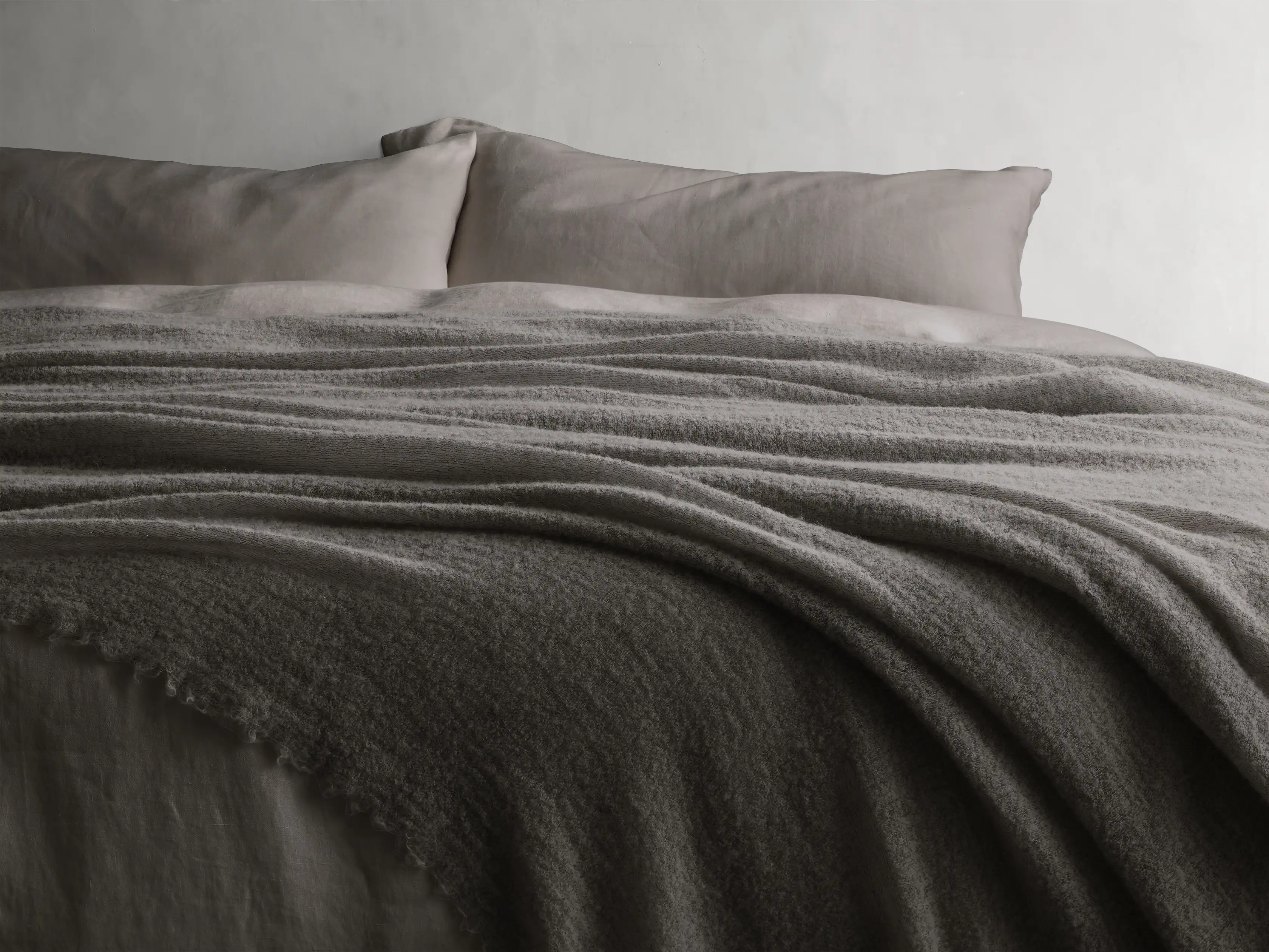 Italian Alpaca Boucle Bed Blanket | Arhaus