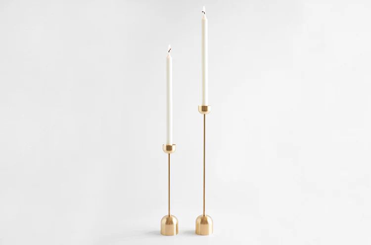 Dome Spindle Candle Holder in Various Sizes – BURKE DECOR | Burke Decor