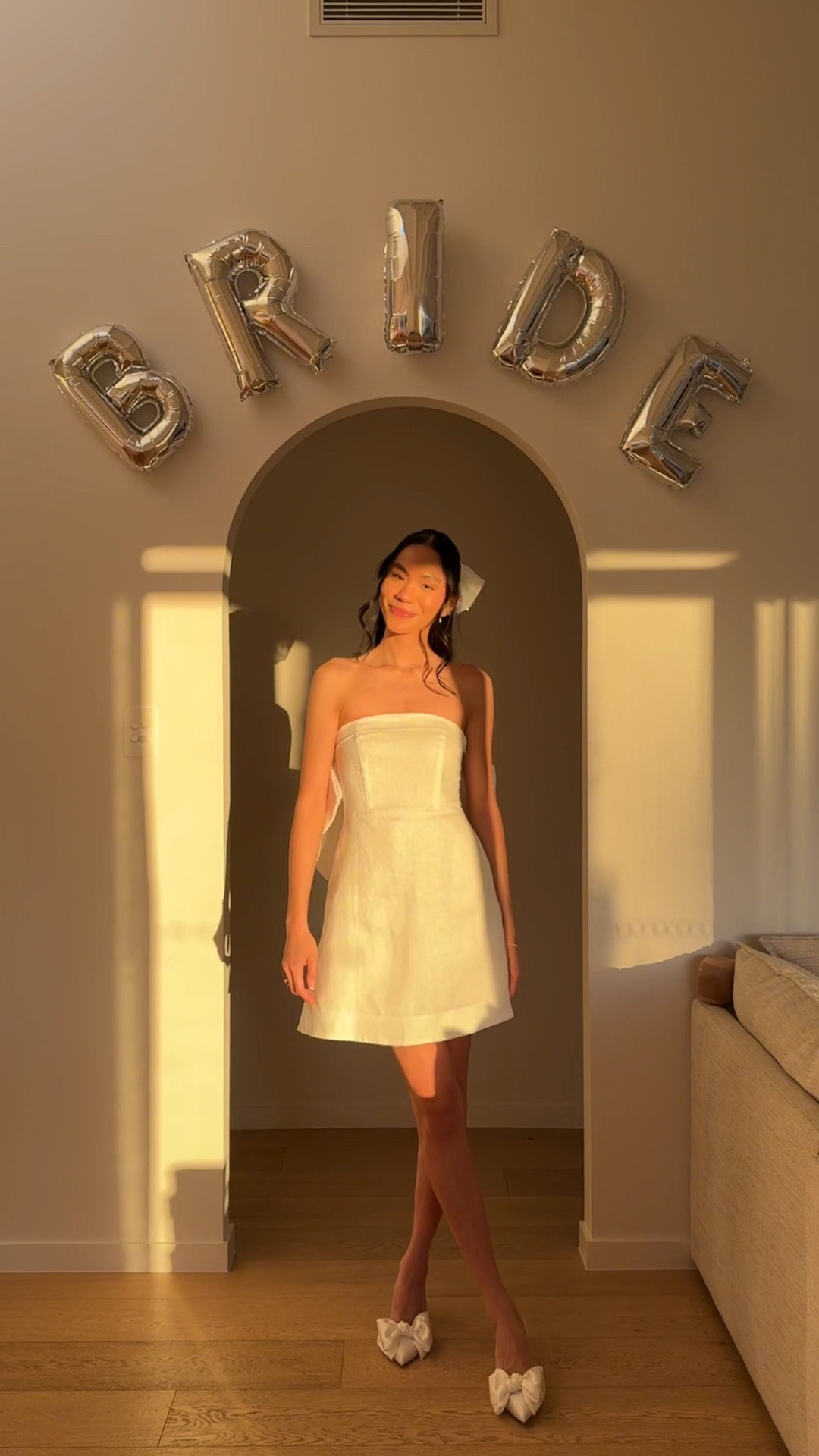 the dreamiest hens dress! 💍✨🦢