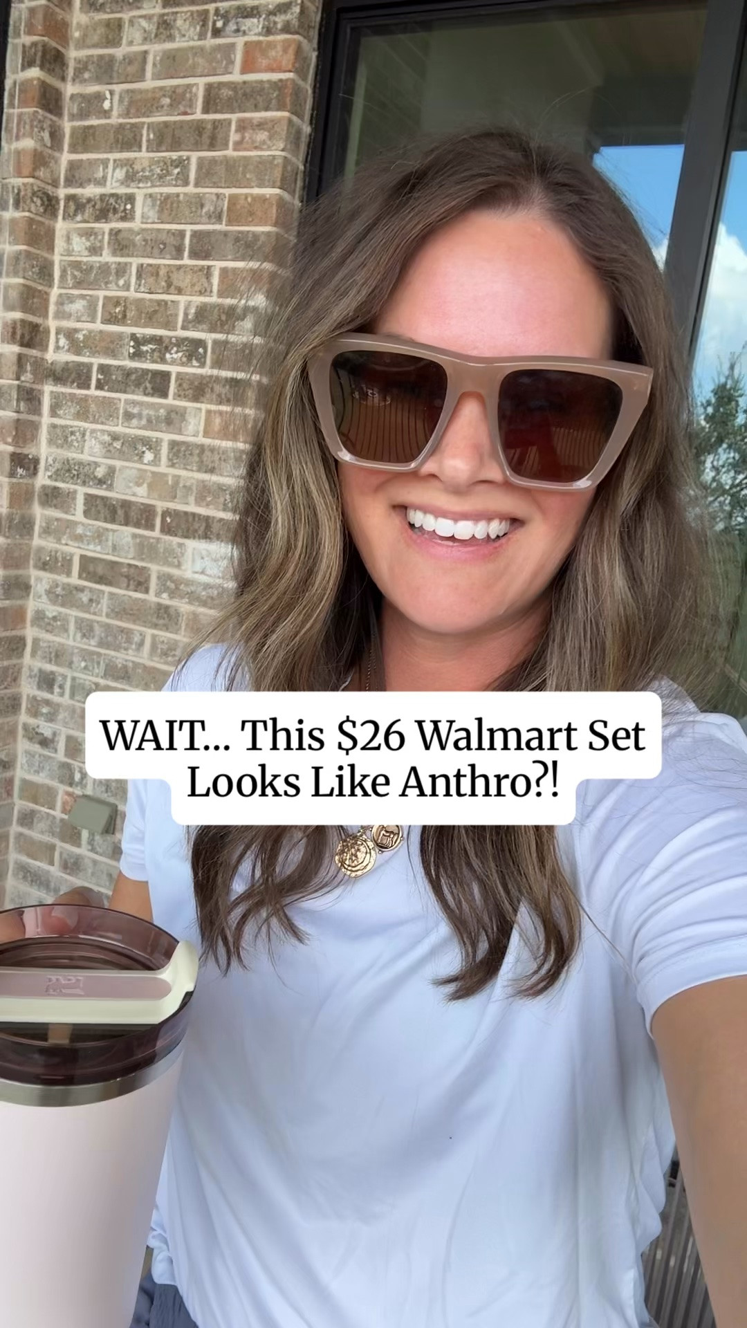 Walmart set just restocked and I couldn’t let y’all miss it 😍 It’s only $26 for the SET and seriously reminds me of Anthro-  LIKE and comment “WALMART SET” for 🔗 
.
#WalmartFashion #WalmartFinds #AnthropologieInspired #AffordableFashion

#LTKSaleAlert #LTKootd #LTKOver40