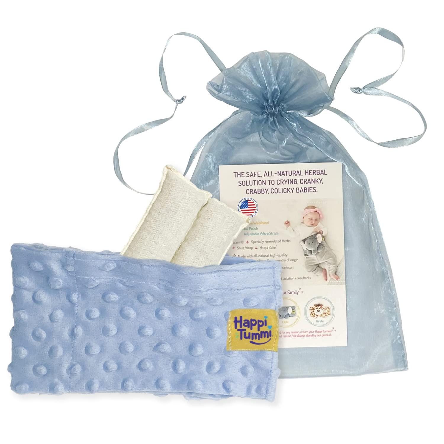 Colic and Gas Relief for Babies and Infants- Heated Belly Wrap for Newborns - Aromatherapy Wrap f... | Amazon (US)