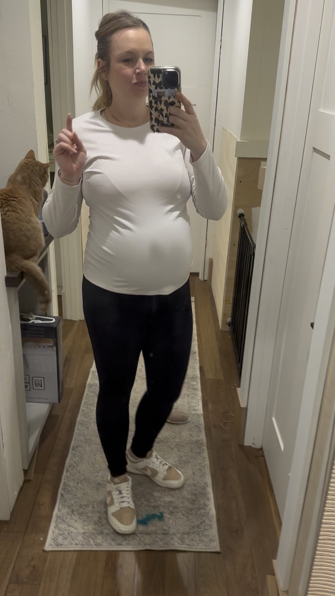 Simple basic mom outfit// pregnancy outfit// bump outfit 

#LTKStyleTip #LTKBump #LTKActive