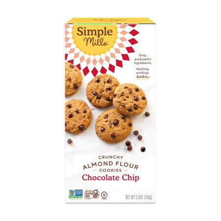 Simple Mills Chocolate Chip Crunchy Cookies, 5.5 oz. | Walmart (US)