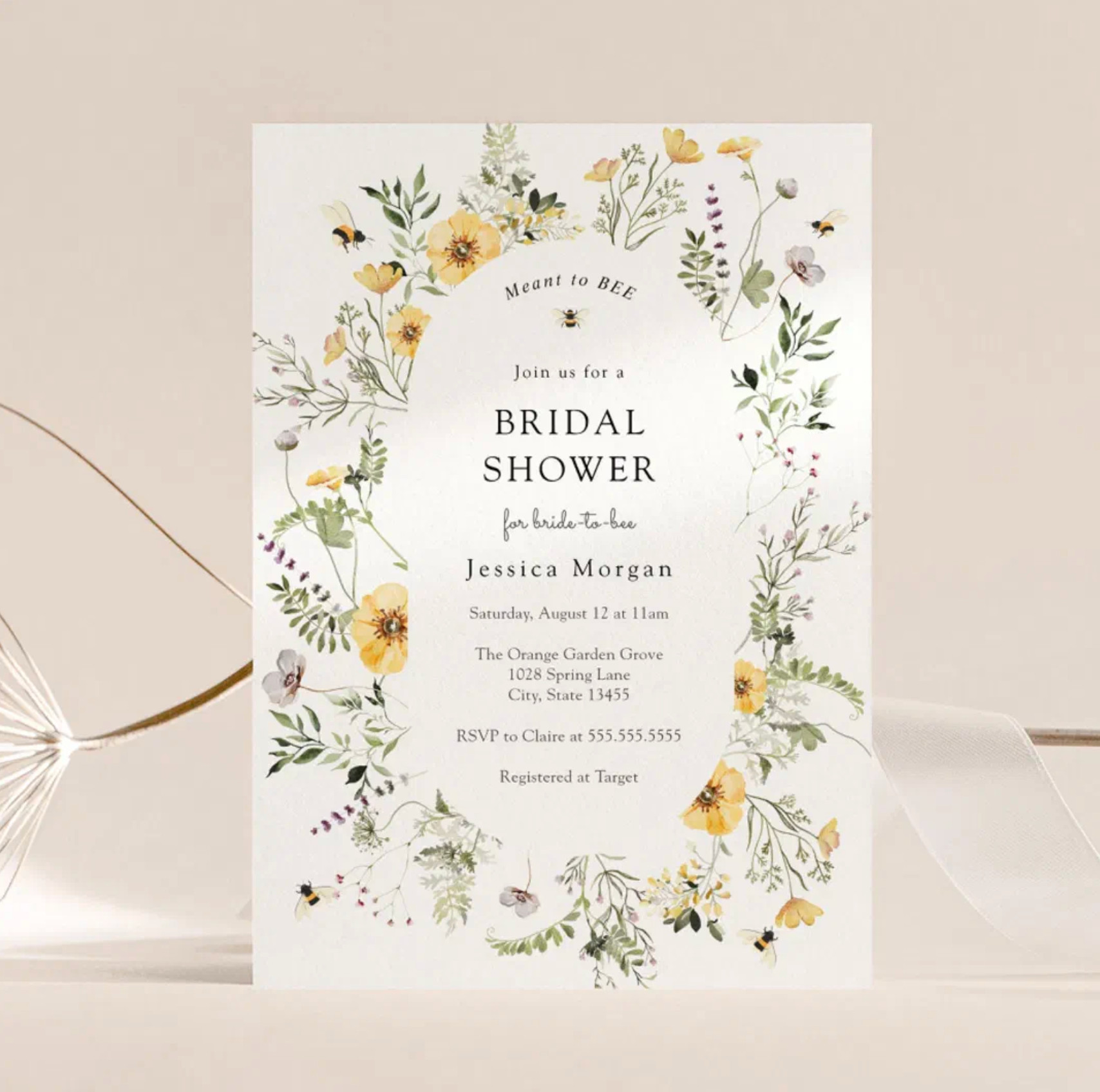 A bridal shower invitation that feels effortlessly elegant 🌼
Soft florals, delicate details, and a timeless layout — perfect for garden-inspired or classic bridal showers. 

 #LTKWedding