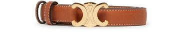 Small Triomphe Belt in Natural Calfskin - CELINE | 24S US