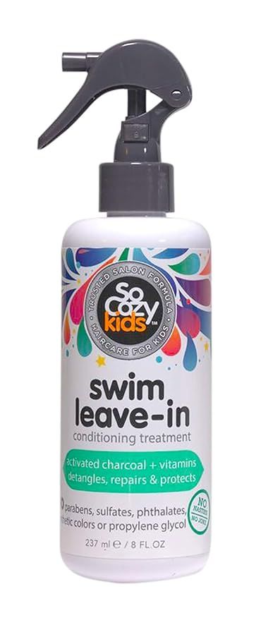 SoCozy Swim Leave In Conditioner Spray & Treatment for Kids Hair (8 Fl Oz) Protects & Repairs Poo... | Amazon (US)
