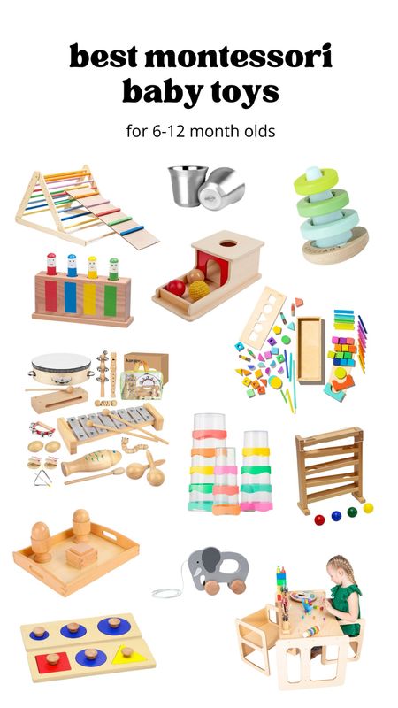 Shop the best Montessori baby toys for 6-12 month olds! A perfect gift guide for the holidays. Includes Lovevery faves and cheaper alternatives!

#LTKkids #LTKbaby #LTKGiftGuide