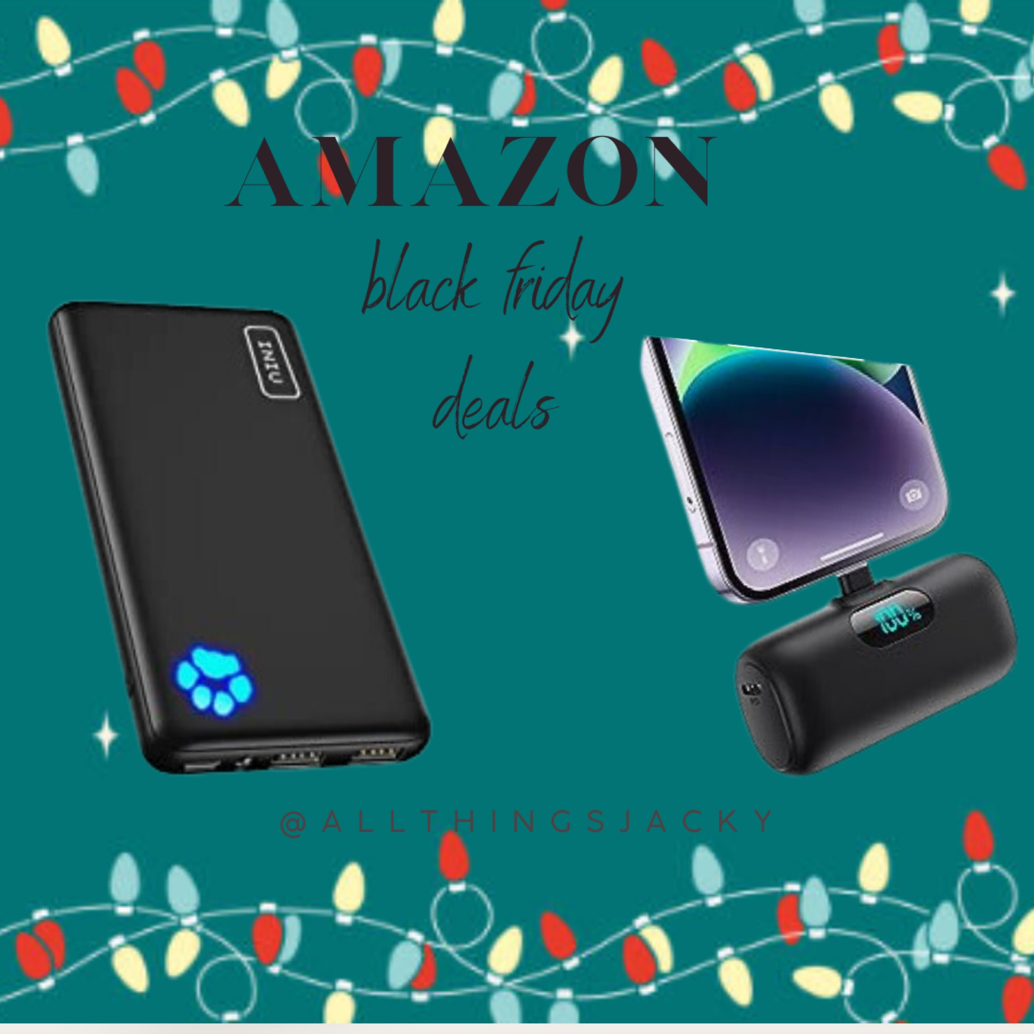 Black Friday deal
Portable battery charger
Stocking stuffer idea 

#LTKGiftGuide #LTKCyberWeek #LTKHoliday