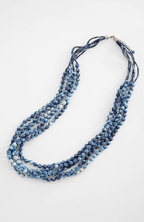 Pure Jill Tie-Dye-Print Multistrand Necklace | J. Jill