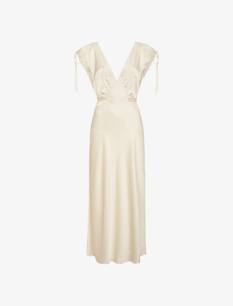 Monarch Midi Dress | Cream | Rumored