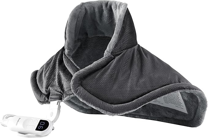 Bedsure Heating Pad for Neck and Shoulders Pain Relief, Weighted Heating Pad Gift for Women, Men,... | Amazon (US)