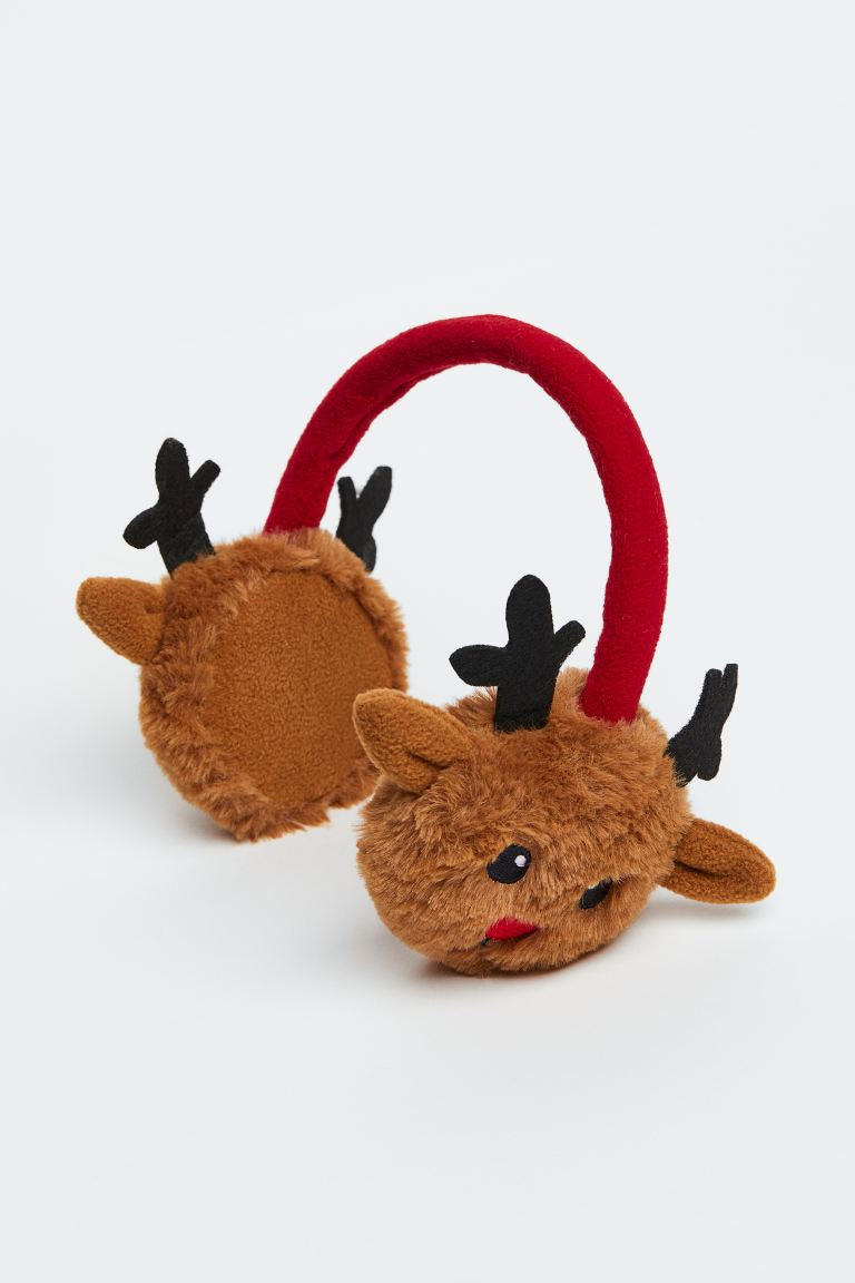 Fluffy Earmuffs - Brown/reindeer - Kids | H&M US | H&M (US + CA)