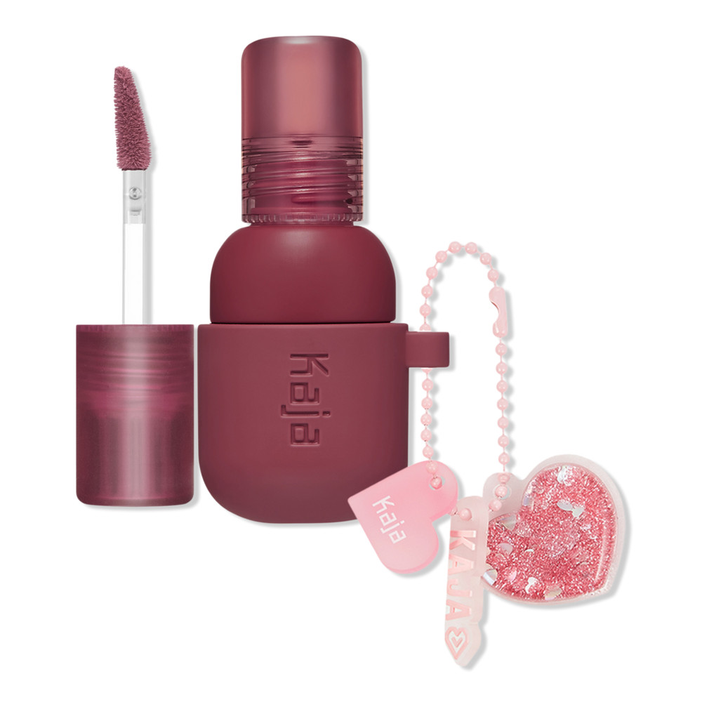Kaja Jelly Charm Glazed Lip Stain & Blush with Keychain - Fig Soda | Ulta