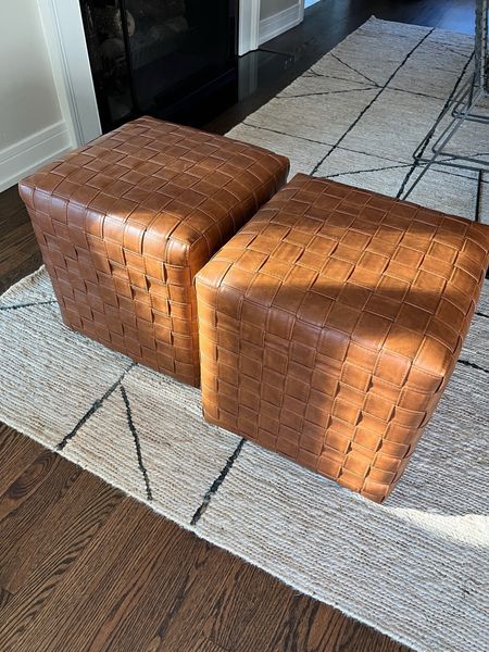 These faux leather woven ottomans are on sale at Target for 20% off making them less than $100! They’re a great designer look for less option too! 

#LTKsalealert #LTKfindsunder100 #LTKhome