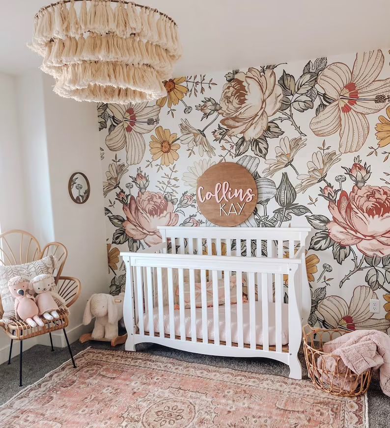 Harlow // Peel and Stick Wallpaper // Removable | Etsy | Etsy (US)