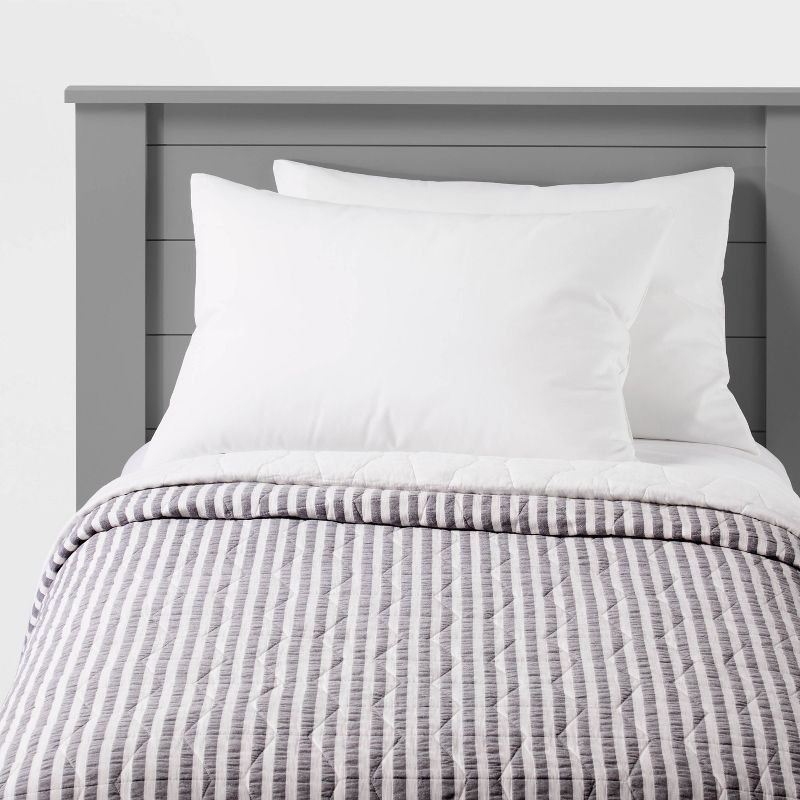 Chambray Stripes Quilt - Pillowfort™ | Target