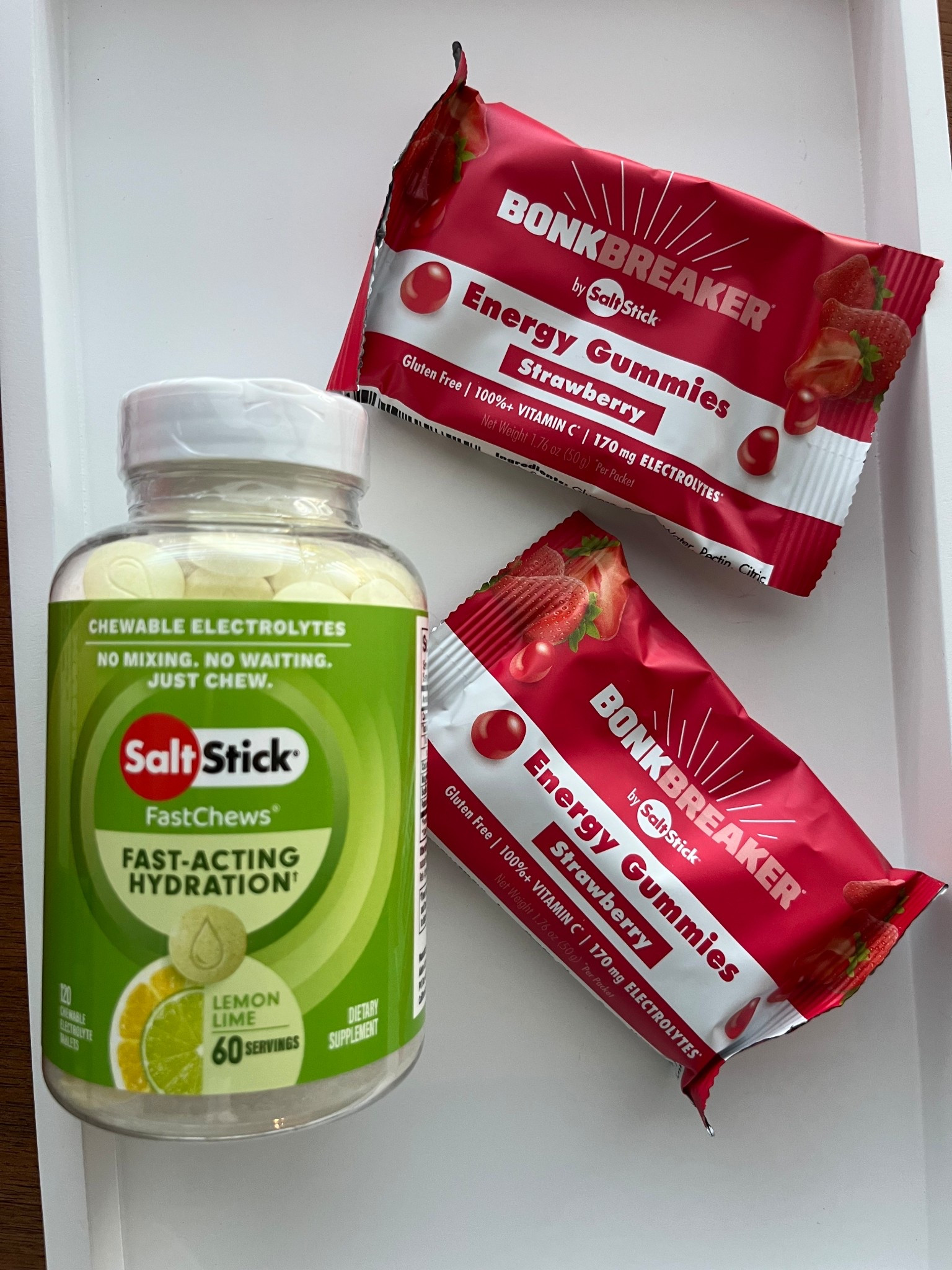 My go-to fuel for long runs and my recent half marathon: Salt Stick electrolyte chews (lemon lime flavor is my fave) and Salt Stick Energy Gummies (strawberry is my fave). 



#LTKActive